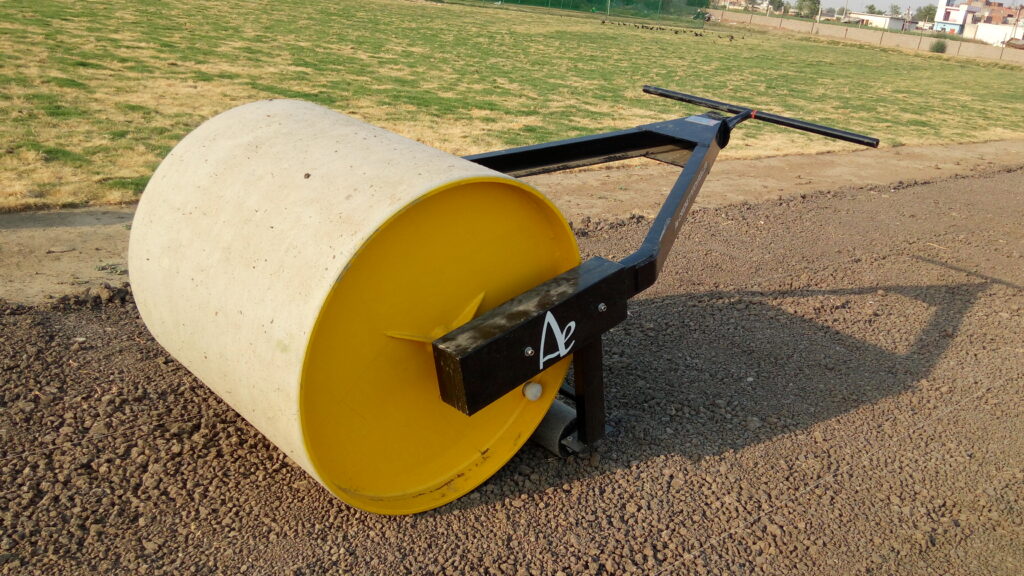 traditional hand Cricket pitch roller